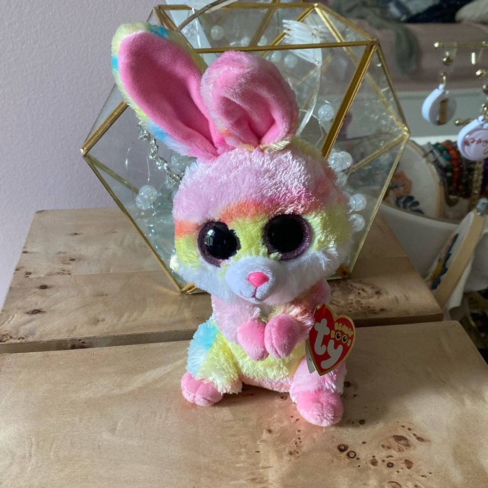Lollipop the Bunny 6” Beanie Boo With Tags!